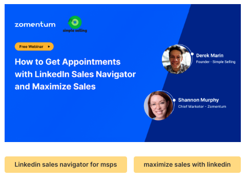 Appts with Sales Navigator